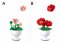 Sluban Flowers M38-B1077 Fleurs de printemps petit Présentoir de 6 pièces