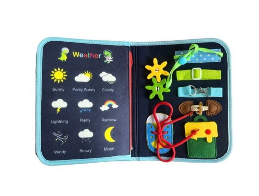 2Kids Toys Livre sensoriel busy Espace