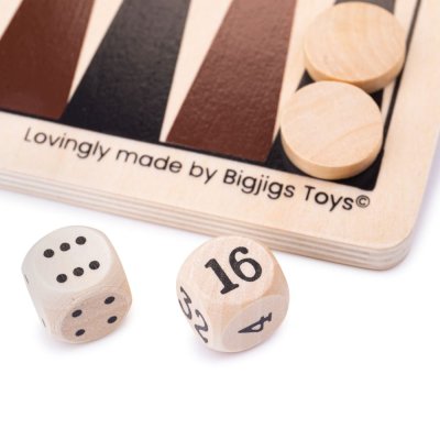 Bigjigs Toys Drveni backgammon