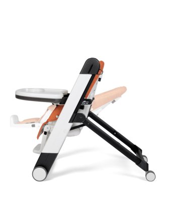 PEG PÉREGO Esszimmerstuhl Siesta Follow Me 2022 Licorice + gratis Querstange