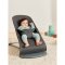 BABYBJÖRN Babywippe Bliss Cotton, Anthracite mit Spielzeug