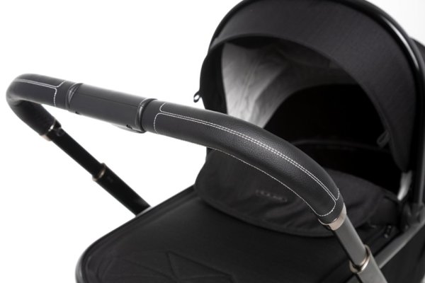 MUUVO Kombikinderwagen Quick SE 2 Chromium black Set 2in1