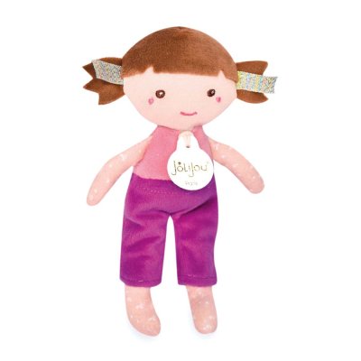 Doudou Jolijou Lalka Mia 16 cm fuchsia