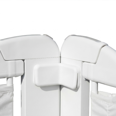 Ograja za posteljo Monkey Mum® Premium - 120 cm - svetlo siva - razprodaja