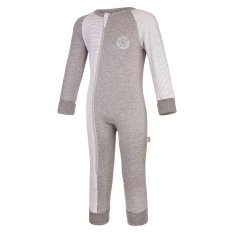 Macacão fino DR bainhas Outlast® - mistura cinza/listra mistura branco-cinza