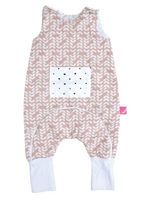 MACIERZYŃSKI Śpiwór ze spodniami i kieszenią Pink Classics 1-1,5 roku 2 tog