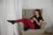 Dunne legging Outlast® - scarlet