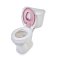 BRIGHT STARTS Flip & Sit™ MINNIE MOUSE™ Toilettensitzverkleinerer mit Klebefunktion, 18m+, bis 23kg