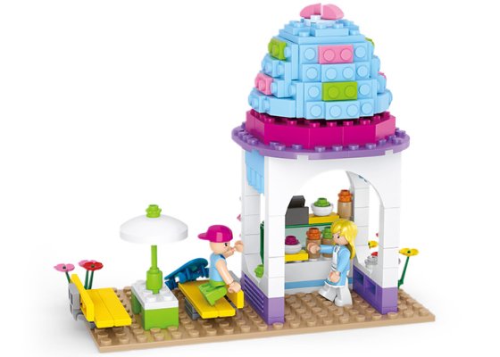 Sluban Girls Dream Town M38-B0525 Boutique de glaces