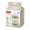 NUK For Nature Babyflasche zum Lernen mit Temperaturkontrolle, braun 150 ml