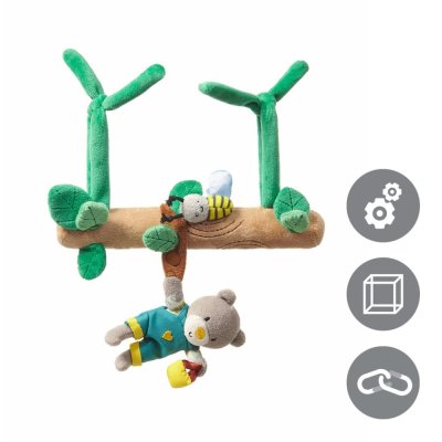 BABYONO Hanging toy gardener Teddy 0m+