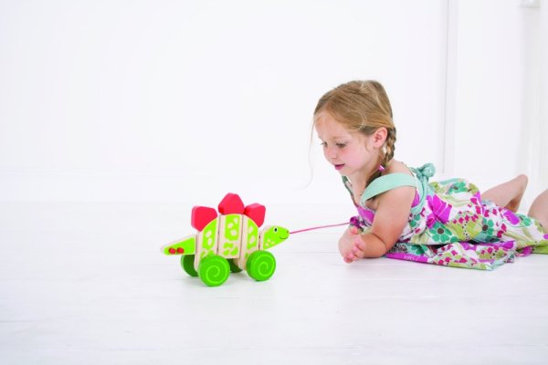 Bigjigs Baby Dinozaur do ciągnięcia