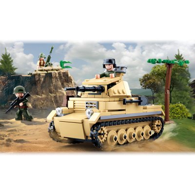 Sluban WWII M38-B0691 Nemški tank Panzer II