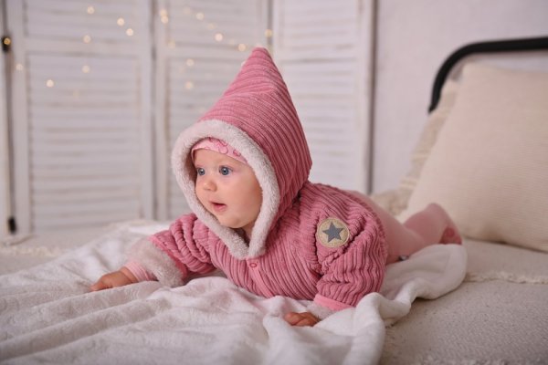 Lammfelljacke - Rosa