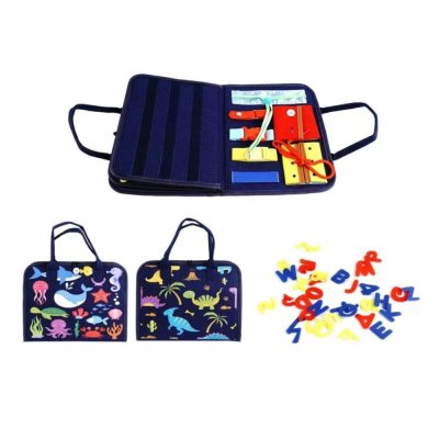 2Kids Toys Senzorična busy knjiga Vodni / Dino svet