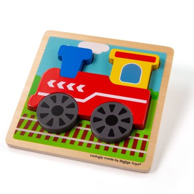 Bigjigs Toys Leseni puzzle Vlak