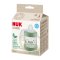 NUK For Nature Babyflasche zum Lernen mit Temperaturkontrolle, grün 150 ml