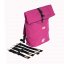 Monkey Mum® Integriran softshell nahrbtnik za prenosni voziček Carrie - Juicy Raspberry
