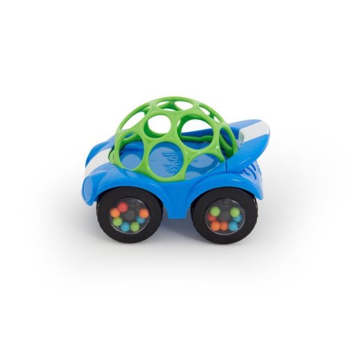 OBALL Rattle&Roll™ jouet voiture, bleu 3 mois+