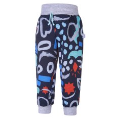 Pantalon de survêtement chaud - motif noir