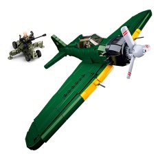 Sluban WWII M38-B1108 Avion de chasse Mitsubishi A6M Zero