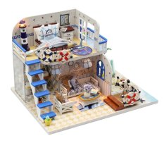 2Kids Toys miniatura da casa de bonecas Na Costa Azul