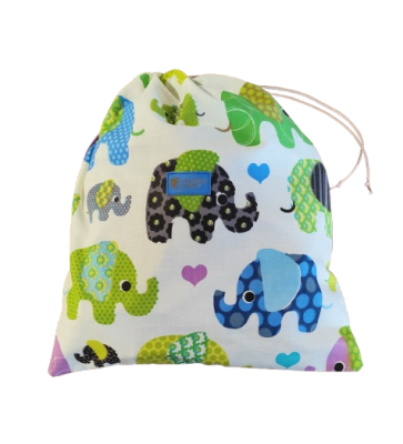 Platnena torba Monkey Mum® - Veseli slon