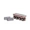 Bigjigs Rail Langer Kohlenwagen + 2 Schienen