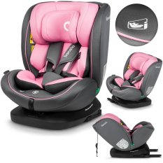 LIONELO Bilbarnstol Bastiaan i-Size (40-150 cm) Pink Baby