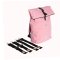 Monkey Mum® Mochila integrada de Softshell para portabebés Carrie - Algodón de azúcar
