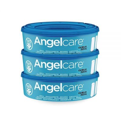 ANGELCARE Windelkorb Dress Up + 1 Kartusche + Ersatzkartuschen 3 Stk