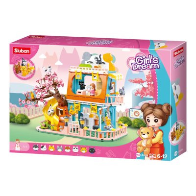 Sluban Girls Dream M38-B1089 Casa con Nueve Gatos