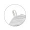 BABYONO Handtuch mit Kapuze und Griffen Bambus grau 100x100 cm