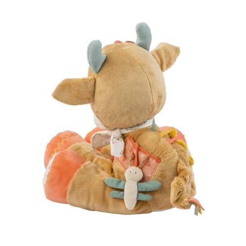 NATTOU Peluche vache Mila avec 6 activités 45cm Mila, Zoé & Lana