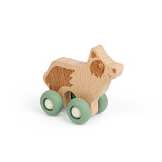 Bigjigs Toys Animal domestique sur roues Chien