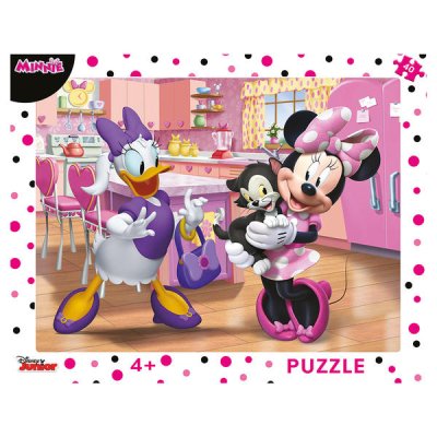 Dino Puzzle Rózsaszín Minnie 40 darabos