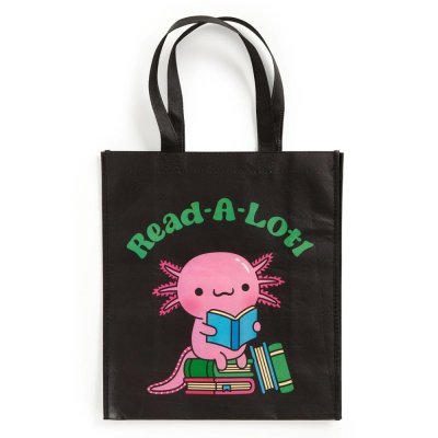 Mudpuppy Torba na zakupy wielokrotnego użytku Axolotl czyta