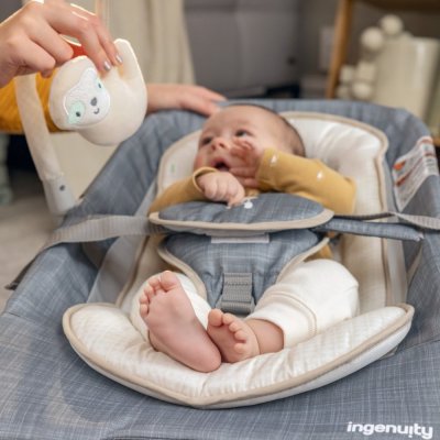 INGENUITY Massagestoel trilt met Happy Belly™ Rock-to-Bounce melodie - Parker™ 0m+ tot 9kg