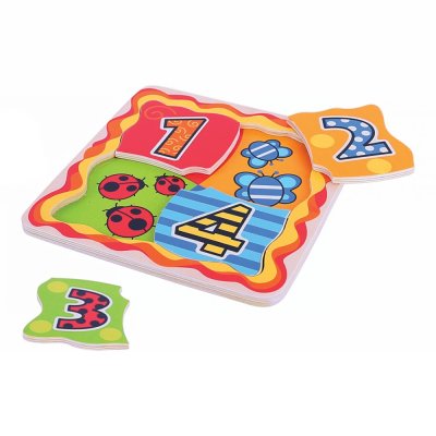Bigjigs Toys Moja prva sestavljanka za učenje štetja