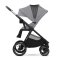 KINDERKRAFT Kombinirani voziček Nea 2 2v1 Platinum Grey