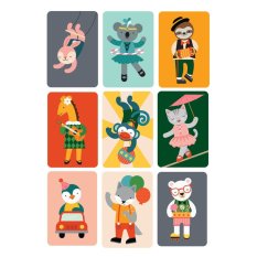 Petit Collage Karten in Dose Dummes Äffchen