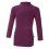 Maglietta smyk DR collo alto Outlast® - prugna