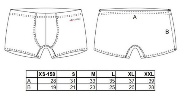 Boxer da uomo sottili con cucitura piatta Outlast® - grigio mélange scuro