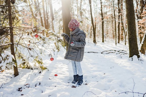Be Lenka Kinderwinterschoenen op blote voeten Snowfox Kids 2.0 - Donker- en lichtblauw
