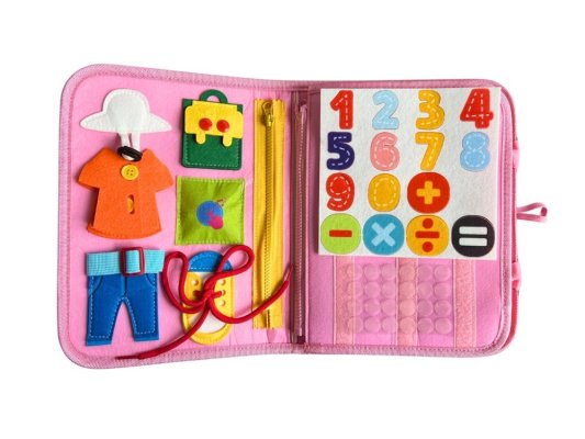 2Kids Toys Sensorisk busy book Enhörning 1