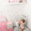 Samolepka na stenu pre dievčatá - Šedé a ružové tečky