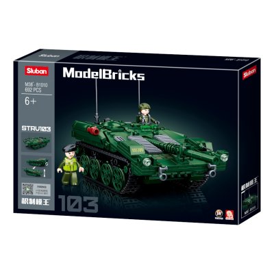 Sluban Model Bricks M38-B1010 STRV103 harckocsi