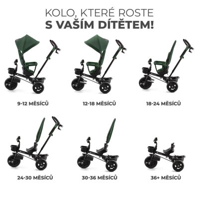 KINDERKRAFT Tricikl Aveo Mystic Green
