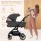 KINDERKRAFT SELECT Kinderwagen kombiniert Yoxi 2in1 Moonlight Grey