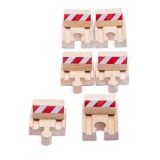 Bigjigs Rail Stötfångare 6 st